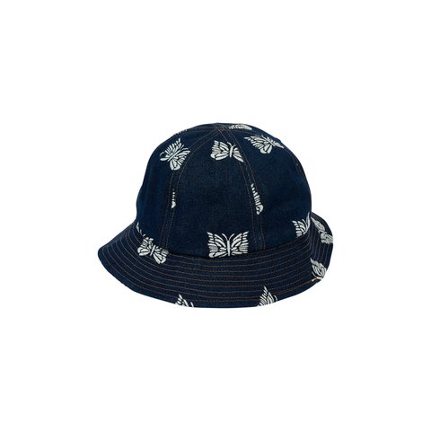 Palace PALACE NEEDLES DENIM BUCKET HAT INDIGO - Colorway