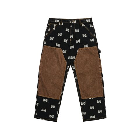 Palace PALACE NEEDLES DOUBLE KNEE PANT BLACK - Colorway
