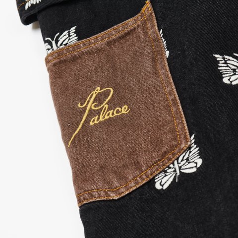 Palace PALACE NEEDLES DOUBLE KNEE PANT BLACK - Colorway