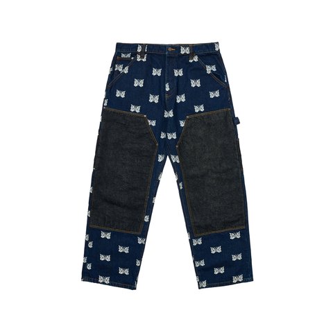 Palace PALACE NEEDLES DOUBLE KNEE PANT INDIGO - Colorway