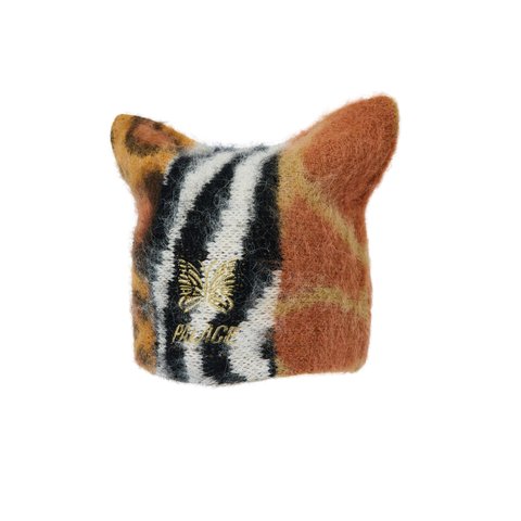 Palace PALACE NEEDLES HAIRY SQUARE BEANIE MULTI ANIMAL - Colorway