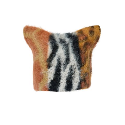 Palace PALACE NEEDLES HAIRY SQUARE BEANIE MULTI ANIMAL - Colorway