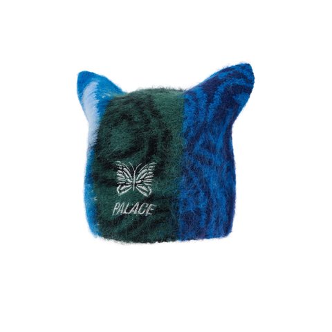 PALACE NEEDLES HAIRY SQUARE BEANIE MULTI FABRIC