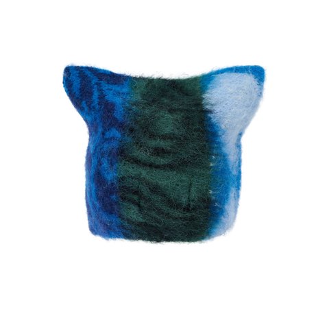 PALACE NEEDLES HAIRY SQUARE BEANIE MULTI FABRIC