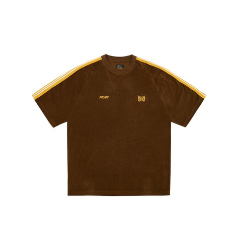 Palace PALACE NEEDLES TOWELLING T-SHIRT BROWN - Colorway