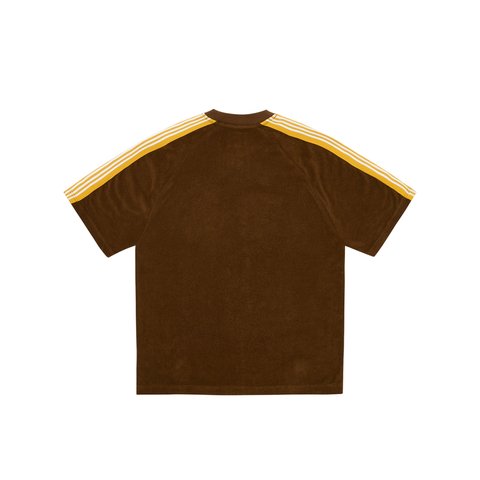 Palace PALACE NEEDLES TOWELLING T-SHIRT BROWN - Colorway