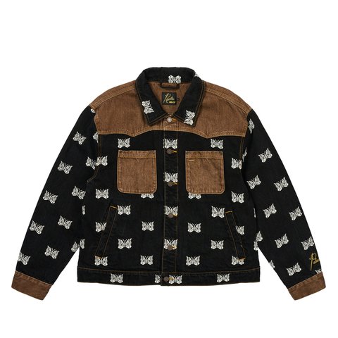 Palace PALACE NEEDLES WESTERN DENIM JACKET BLACK - Colorway