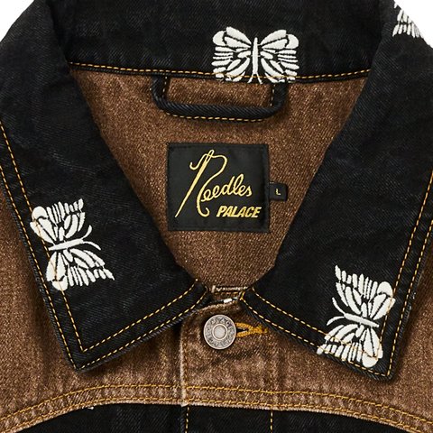 Palace PALACE NEEDLES WESTERN DENIM JACKET BLACK - Colorway