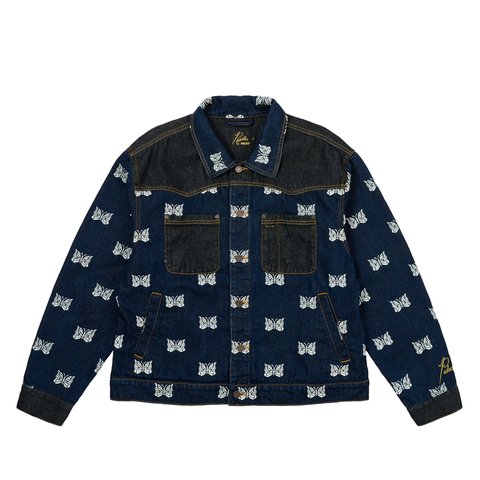 Palace PALACE NEEDLES WESTERN DENIM JACKET INDIGO - Colorway