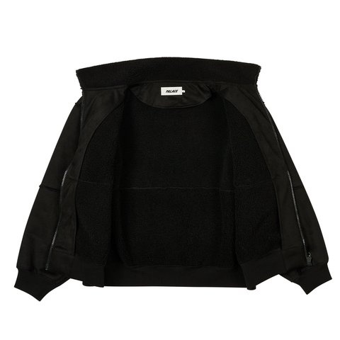 Palace SHERPA FAUX SUEDE FUNNEL BLACK - Colorway