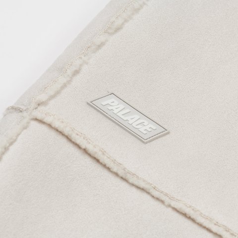 Palace SHERPA FAUX SUEDE JOGGER SOFT WHITE - Colorway