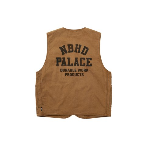 Palace PALACE NEIGHBORHOOD DUCK VEST BROWN - Colorway