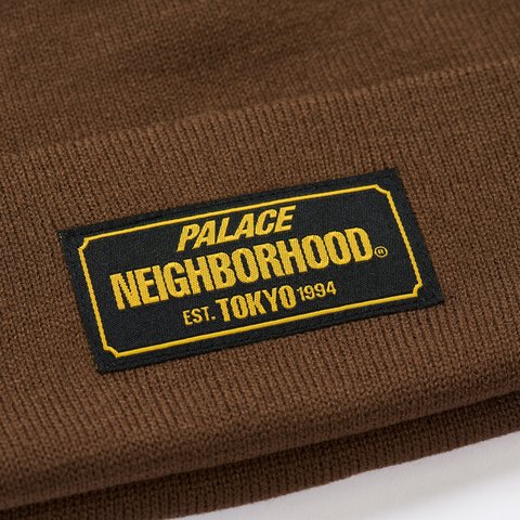 PALACE NEIGHBORHOOD BEANIE TAN