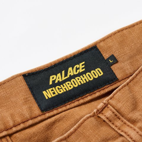 PALACE NEIGHBORHOOD DUCK PAINTER PANTS BROWN