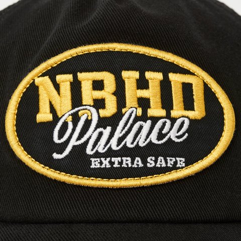 PALACE NEIGHBORHOOD MESH TRUCKER BLACK DENIM