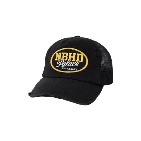 PALACE NEIGHBORHOOD MESH TRUCKER BLACK DENIM