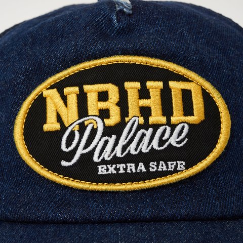 PALACE NEIGHBORHOOD MESH TRUCKER BLUE DENIM