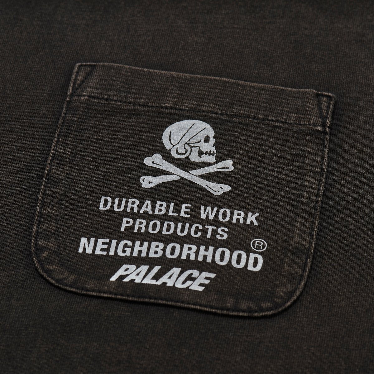 PALACE NEIGHBORHOOD POCKET T-SHIRT BLACK - Palace