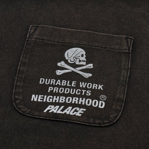 PALACE NEIGHBORHOOD POCKET T-SHIRT BLACK