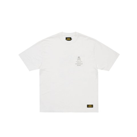 PALACE NEIGHBORHOOD POCKET T-SHIRT WHITE