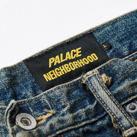 PALACE NEIGHBORHOOD SAVAGE DENIM DP BASIC PANTS INDIGO