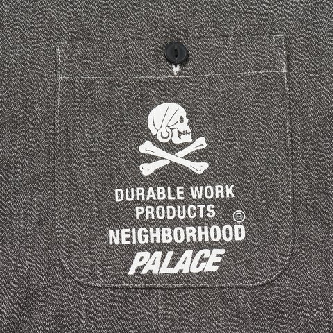PALACE NEIGHBORHOOD SHIRT SALT & PEPPER
