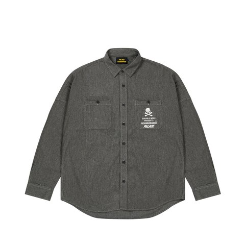 PALACE NEIGHBORHOOD SHIRT SALT & PEPPER