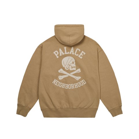 PALACE NEIGHBORHOOD SKULL ZIP HOOD INCENSE