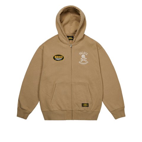 PALACE NEIGHBORHOOD SKULL ZIP HOOD INCENSE