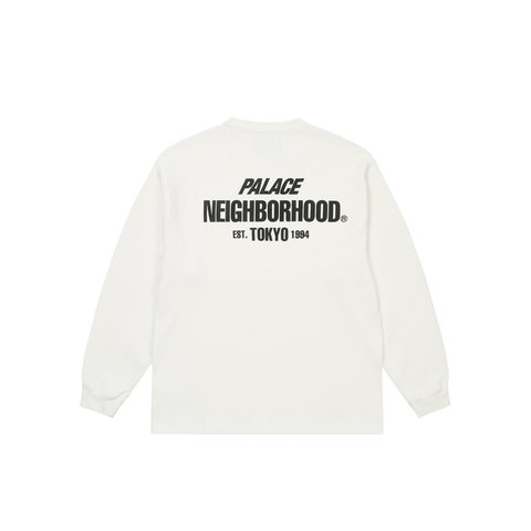 PALACE NEIGHBORHOOD WAFFLE JERSEY WHITE