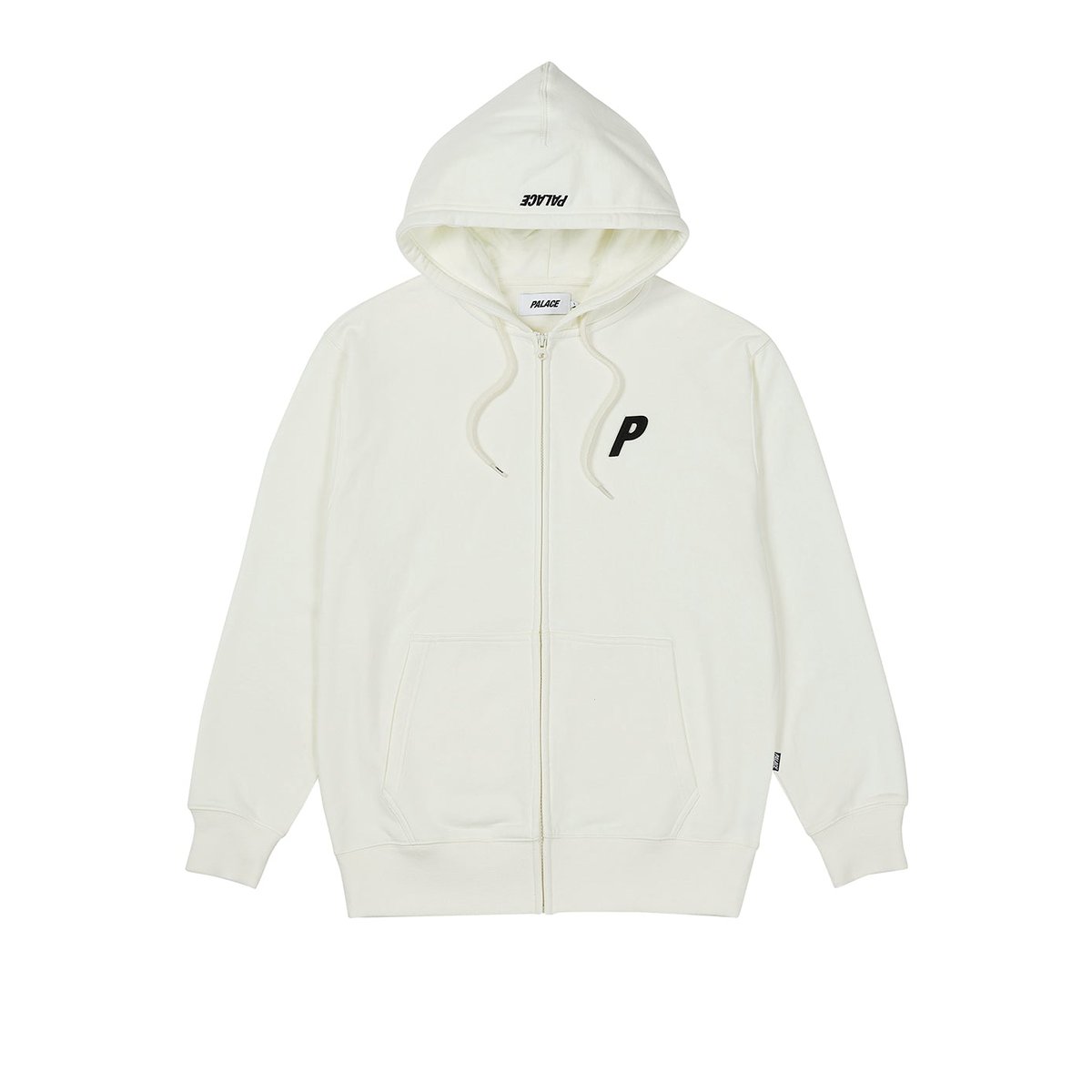 Palace FELT P ZIP HOOD WHITE (Summer 2023) - $178.00