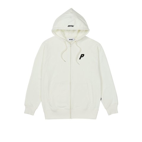 Palace FELT P ZIP HOOD WHITE - $178.00