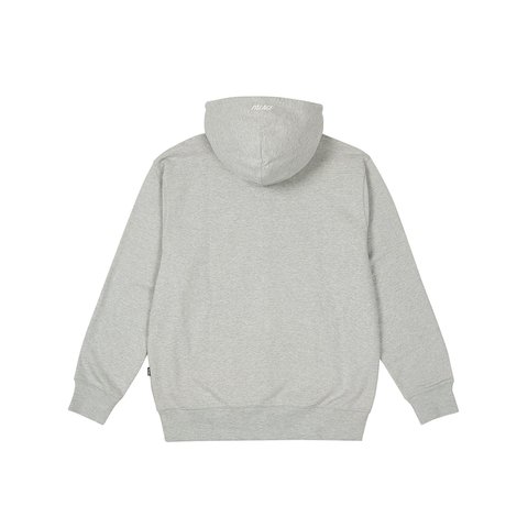 Palace FELT P ZIP HOOD GREY MARL - Colorway
