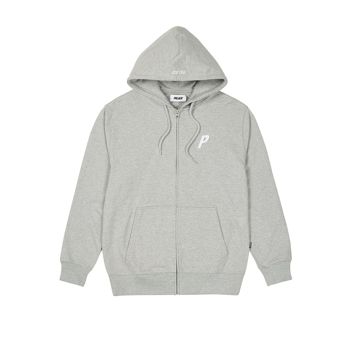 Palace FELT P ZIP HOOD GREY MARL (Summer 2023) - $178.00