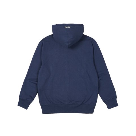 Palace FELT P ZIP HOOD NAVY - Colorway