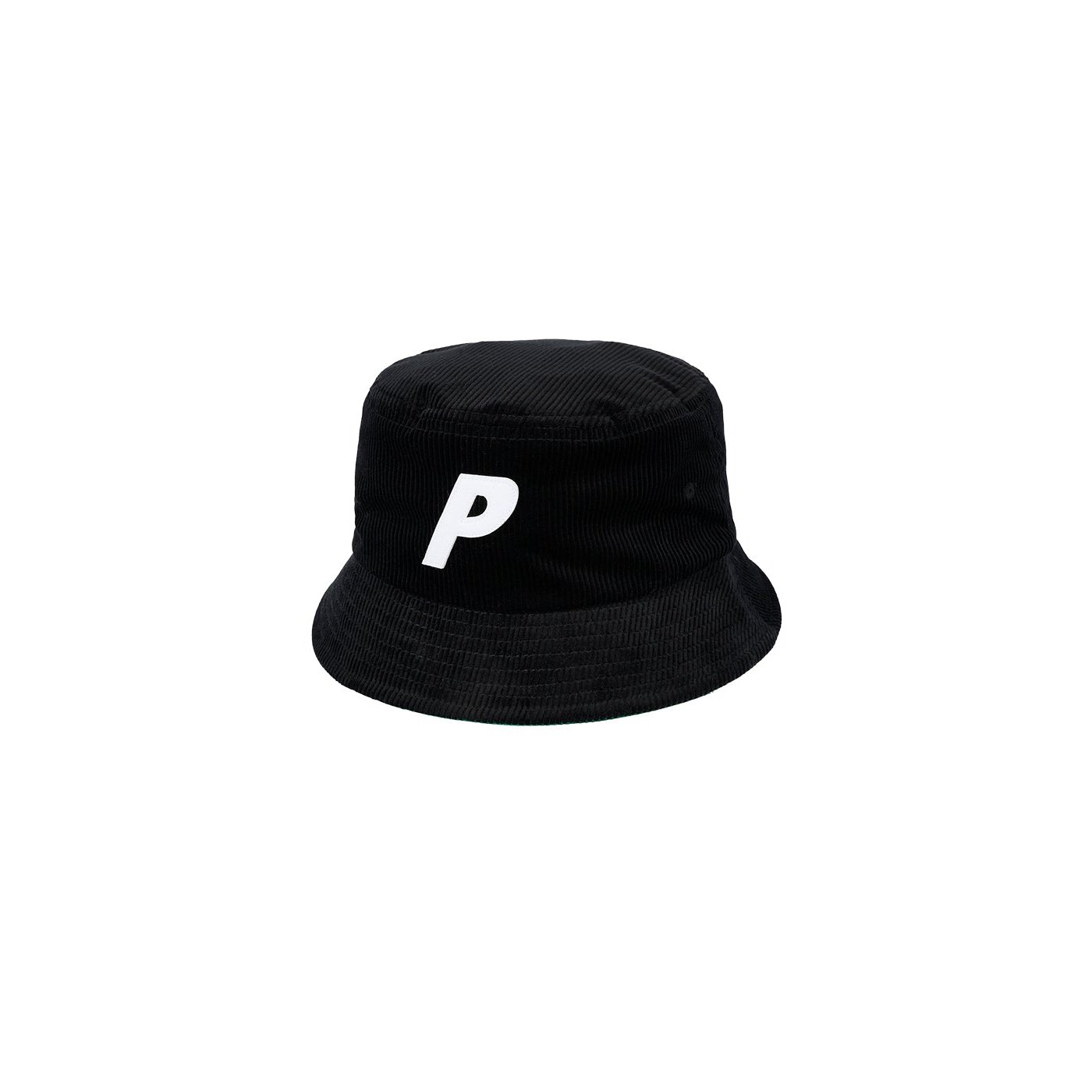 P CORDUROY BUCKET BLACK