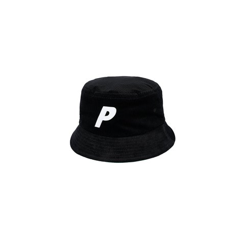 Palace P CORDUROY BUCKET BLACK - $52.00