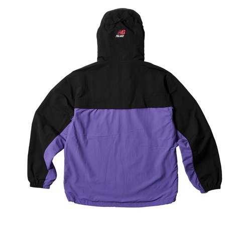 Palace PALACE NEW BALANCE POP OVER SHELL JACKET BLACK / PURPLE - Colorway