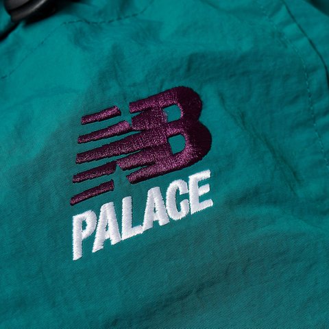 Palace PALACE NEW BALANCE POP OVER SHELL JACKET TEAL - Colorway