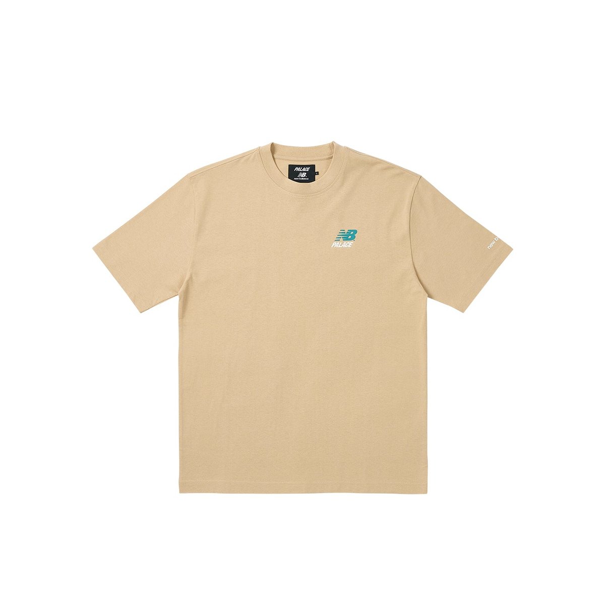 Palace PALACE NEW BALANCE LOGO T-SHIRT TAN (Palace New Balance 2023) - $68.00