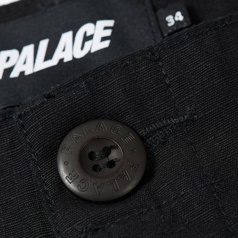 RIPSTOP COTTON CARGO SHORT BLACK