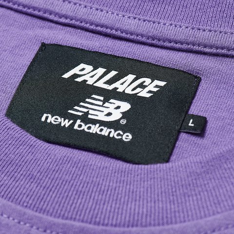 Palace PALACE NEW BALANCE LOGO T-SHIRT PURPLE - Colorway