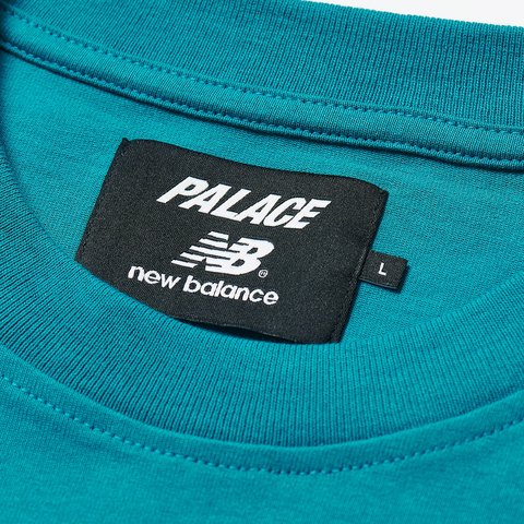 Palace PALACE NEW BALANCE LOGO T-SHIRT TEAL - Colorway