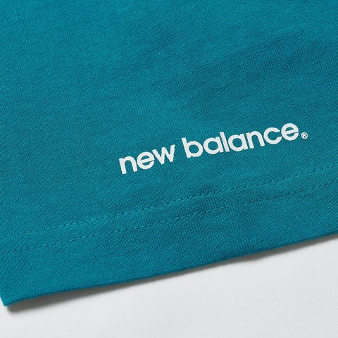 Palace PALACE NEW BALANCE LOGO T-SHIRT TEAL - Colorway