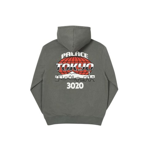 Palace PALACE HOODIE NEW ERA GREY