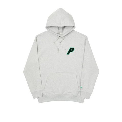 Palace PALACE HOODIE NEW ERA GREY MARL