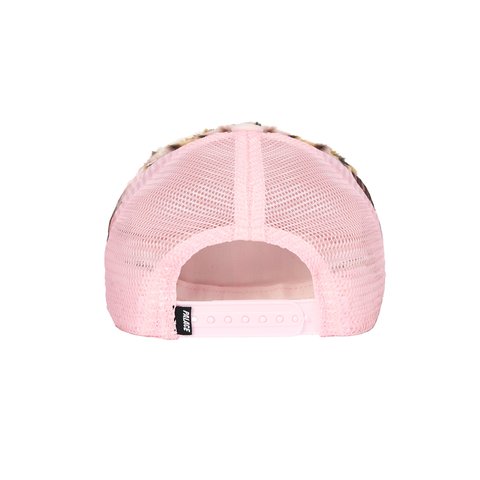 Palace CLAW FURRY TRUCKER LEOPARD PINK - Colorway