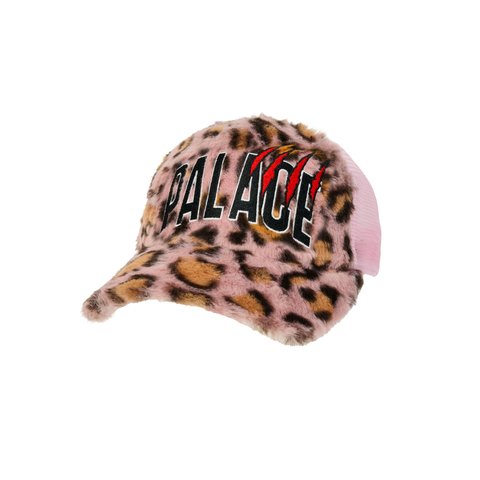 Palace CLAW FURRY TRUCKER LEOPARD PINK - Colorway