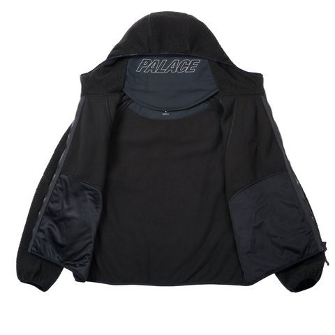 Palace GETTING HIGHER THERMA FLEECE JACKET BLACK - Colorway