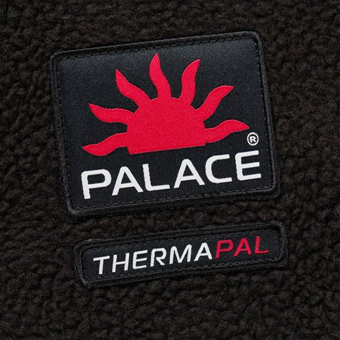 Palace GETTING HIGHER THERMA FLEECE JACKET BLACK - Colorway